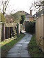 Footpath north of Brooklyn Road, BR2