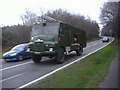 Green goddess fire engine, A322 Bagshot