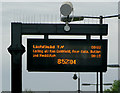 Service indicator at Alvechurch Station, Worcestershire