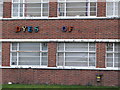 Remains of a sign on the former Dylon factory, Worsley Bridge Road, SE26