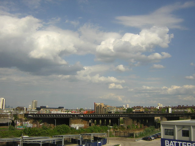 View off the train, Battersea