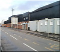 Rugby ground side of Gnoll Park Road, Neath