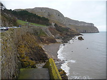 SH7883 : Part of the shoreline near Happy Valley on the Great Orme by Jeremy Bolwell