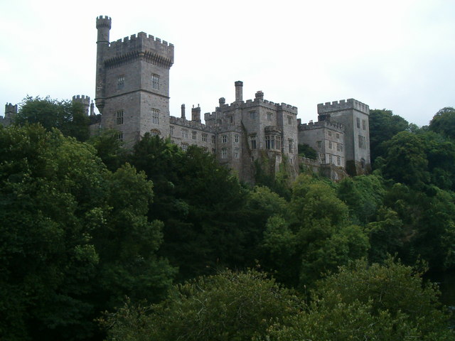 Lismore Castle from the bridge over the Blackwater