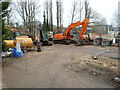 Heavy plant for the Droitwich Junction Canal