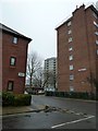 Looking from Victoria Street towards Brisbane Court