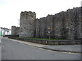 Part of the town walls, Caernarfon