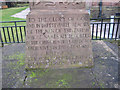 1914-1918 inscription on Neston War Memorial