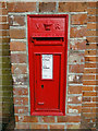 Victorian wall postbox at Peasenhall