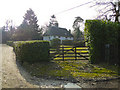 Thatched cottage near Park Gate Farm at Kelsale