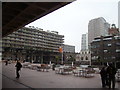 The courtyard of the Barbican Centre