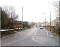 Looking NW along Waun Ebbw Road, Nantyglo