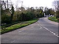 Looking north on the B3000 from Hook Lane