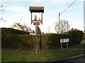 TL9560 : Drinkstone's village sign by Robert Edwards