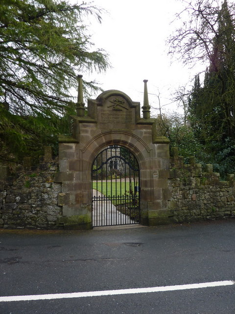 Waddington Old Hall, Gate © Alexander P Kapp :: Geograph Britain and ...