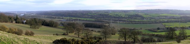 Tyne Valley panorama south-east of Heddon on the Wall