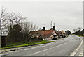 Aldringham crossroads looking north on the B1122