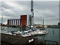 Boats opposite Shoreham Power Station