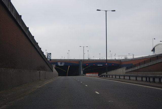 Eastern entrance to the Medway Tunnel © N Chadwick cc-by-sa/2.0 ...