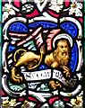 SX8648 : Stained glass window, St Peter's Church by Maigheach-gheal