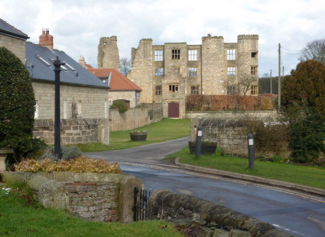 Ruins Of Thorpe Hall From The Churchyard © Andrew Hill :: Geograph ...