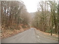 Abercarn : Cemetery Road descends past Sycamore Terrace