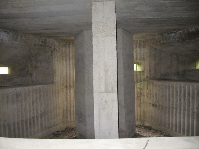 In the embrasure