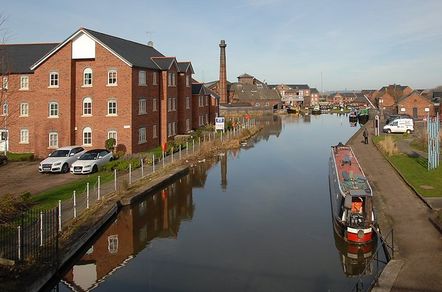 End of the Shropshire Union canal