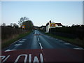 Entering Tibthorpe on the B1248