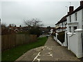 Looking from Church path down to the High Street