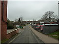 Van depot behind the High Street