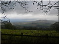 View over Wales from the B4293