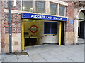 Aldgate East tube station - Whitechapel Gallery entrance