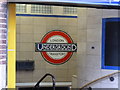 Entrance to Aldgate East Underground station