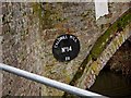 Caldwall Mill Bridge (No. 14) - name plaque, Staffs & Worcs Canal, Kidderminster