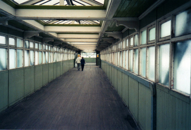 Nottingham Station footbridge, 1997