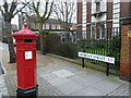 Victorian pillar box at the junction of Morgan Street and College Terrace, Mile End