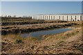 Pools on industrial estate