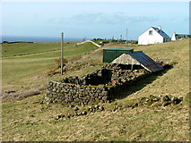NG4071 : Ruined croft building at Peingown by Dave Fergusson