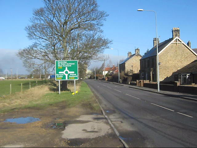 A68 road at Hummerbeck