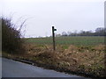 TM3763 : Footpath to Grove Farm & B1119 Rendham Road by Geographer