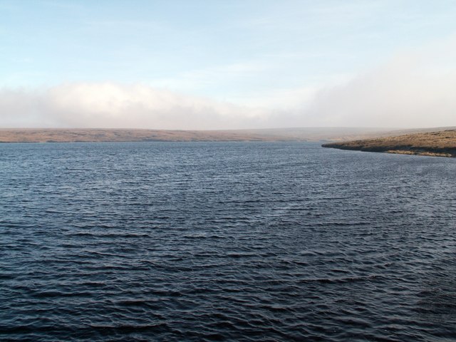Chew Reservoir from the dam head.