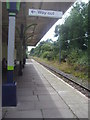 Bricket Wood station platform