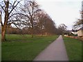 A walk along the northern edge of Farnham looking east