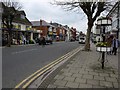 Looking along Bargates just North of Fountain roundabout