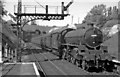 Welwyn North Station, with an Up stopping train