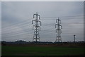 Pylons near Cooling Street