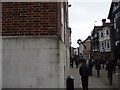 Winchester: street-name inscriptions on the Barclays building