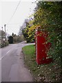 Crossroads and telephone box at The Sands