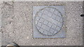 TF0820 : Water meter cover in pavement, Westfield by Bob Harvey